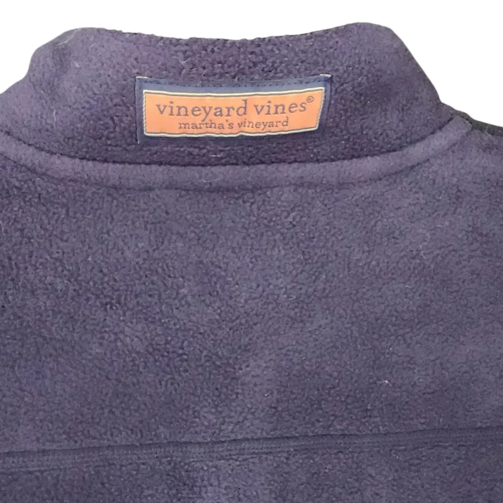 Vineyard Vines Fleece Quarter Zip, Mens Small - Picture 3 of 4